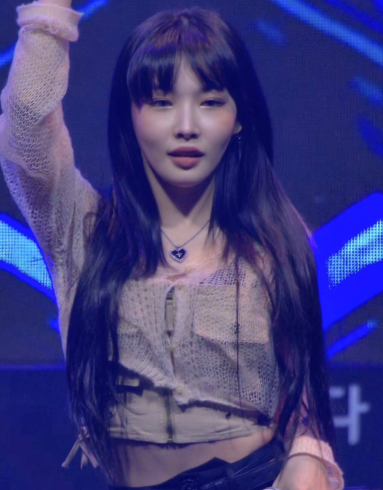 Chungha en una sesión de fotos en 2023