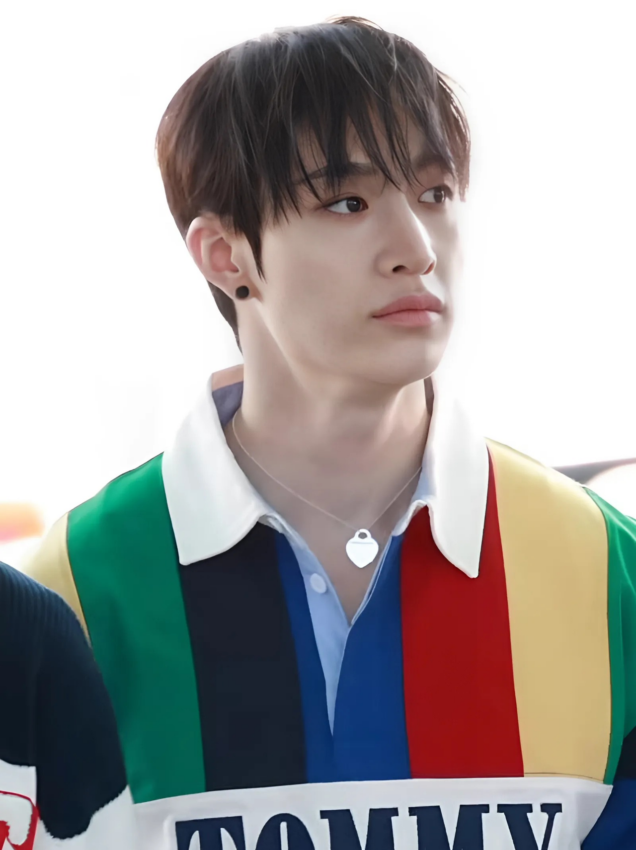 Bang Chan, líder de Stray Kids, en el aeropuerto de Incheon en 2024