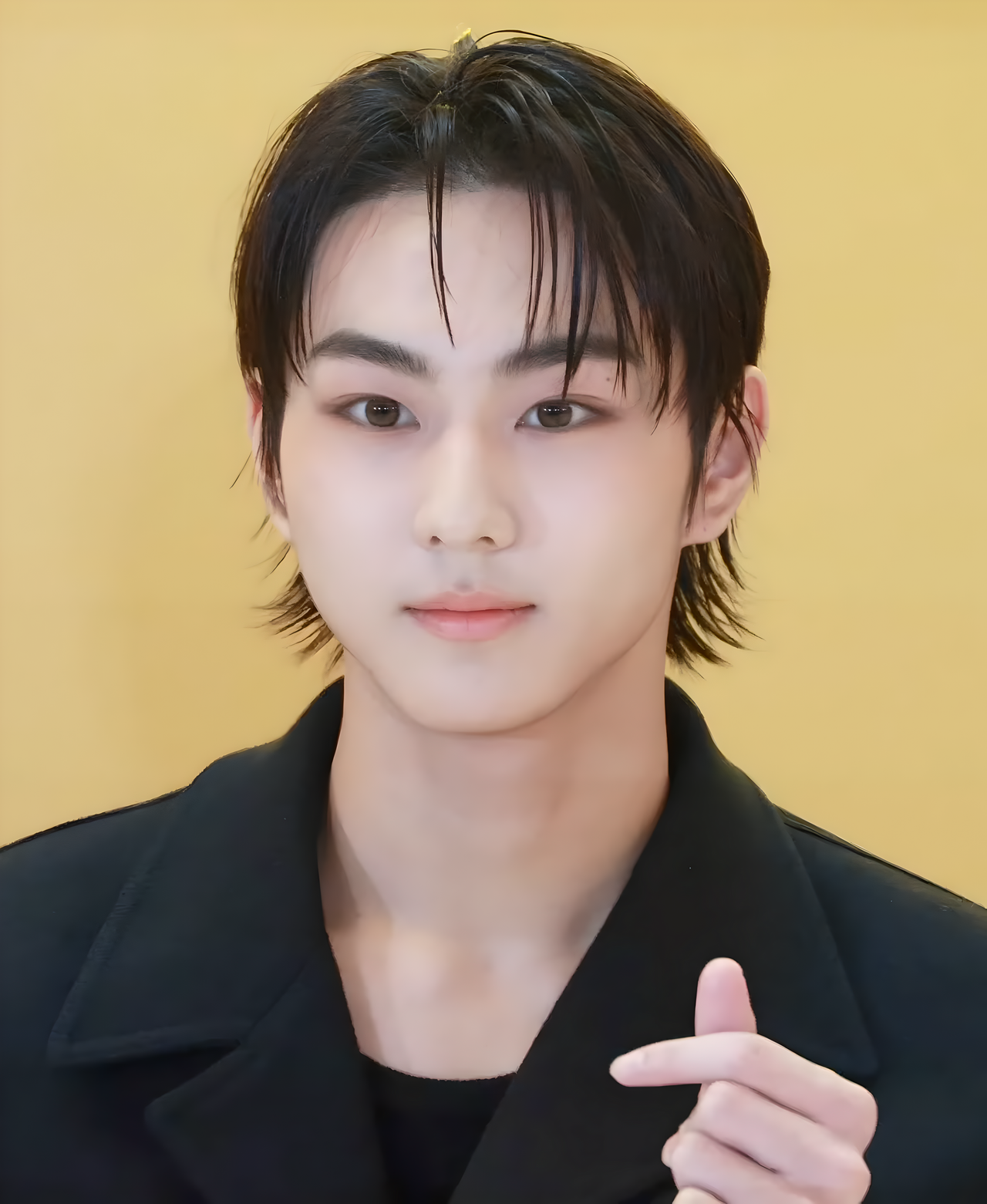 Jungwon, líder de ENHYPEN, en un evento en 2024