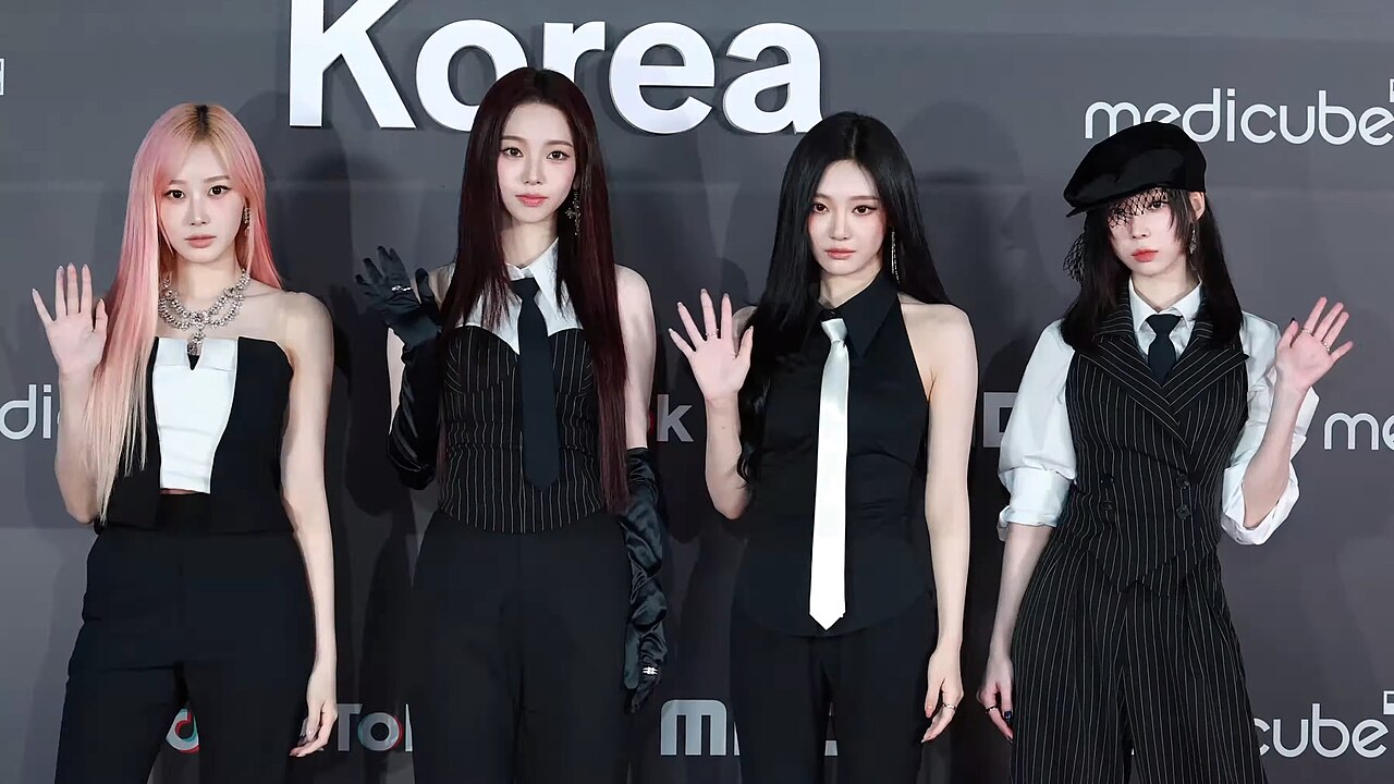 aespa en la alfombra roja de los TikTok Awards Korea 2024
