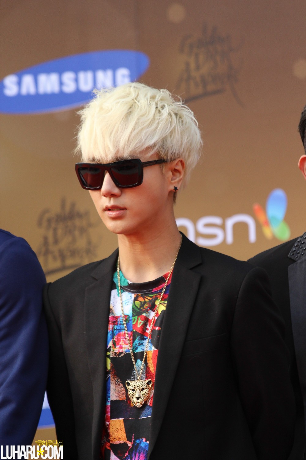 Yesung de Super Junior en una alfombra roja