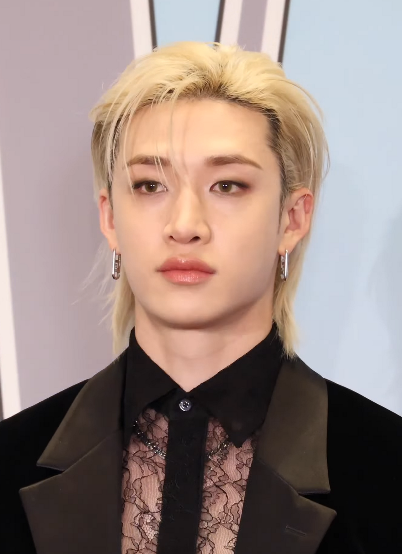Bang Chan de Stray Kids en un evento en 2025