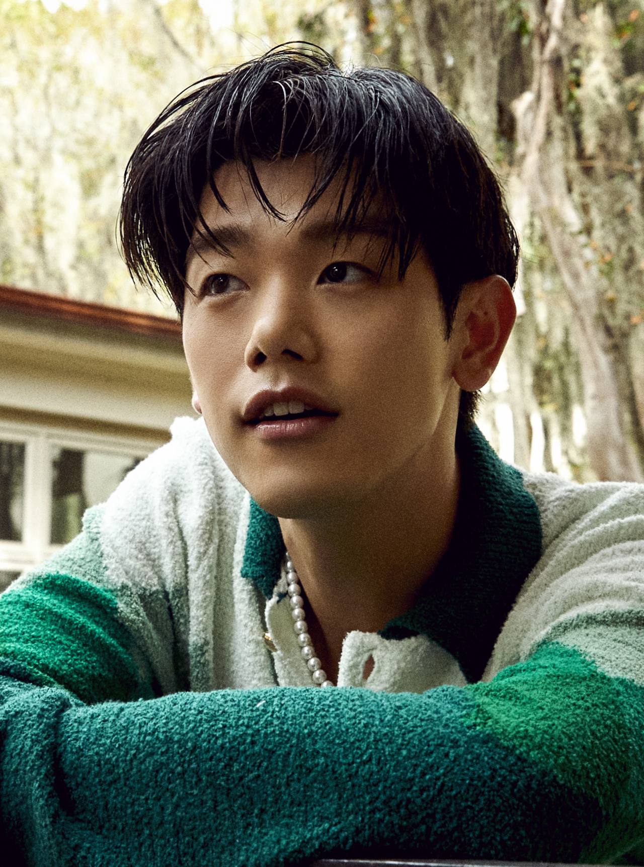 Eric Nam en una sesión de fotos en 2021